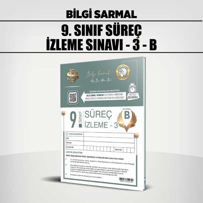 B.SARMAL 09.SINIF SÜREÇ İZLEME (SİS) 3-B - 25-26